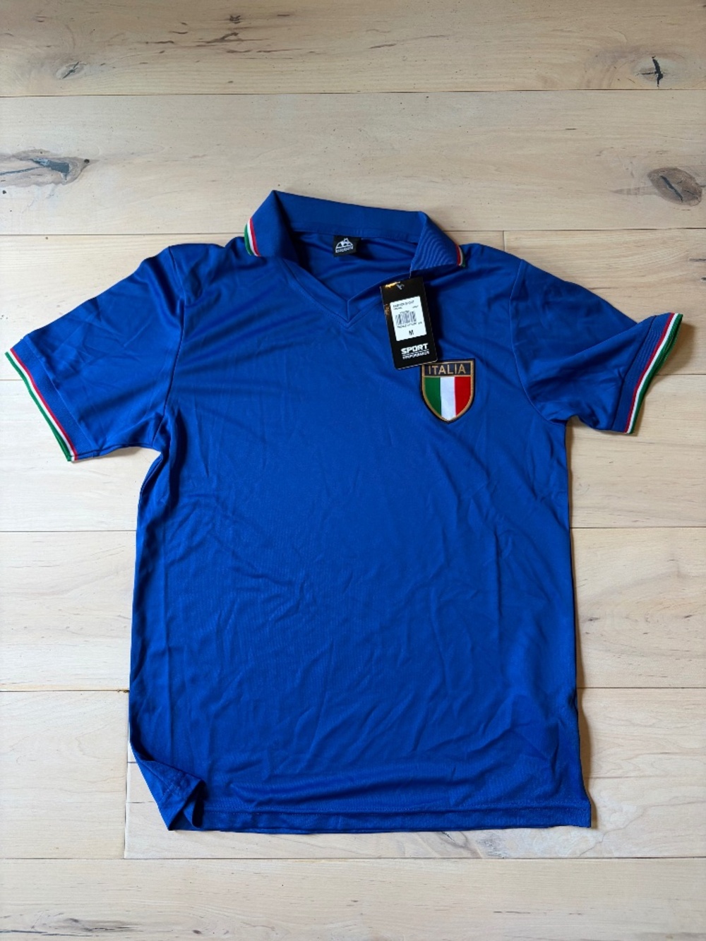 Le Coq Sportif Retro Italia Football Jersey